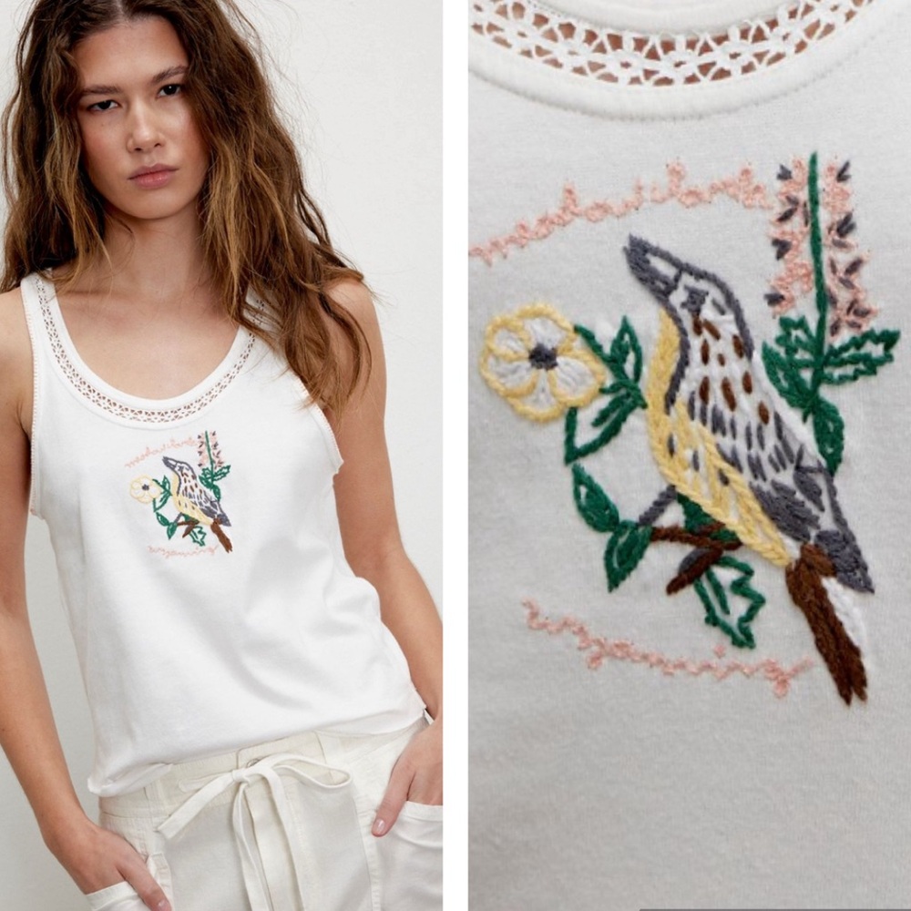 We the Free State Graphic lank. Color Ivory Combo.
